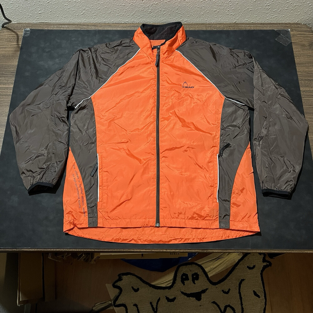 Vintage HEAD Tennis 90s Color Block Tracksuit Jacket